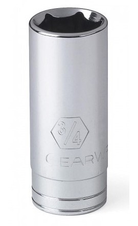 GearWrench 80592 &amp;frac38;&amp;quot; Drive 6-Point Deep SAE Socket, <sup>15</sup>&amp;frasl;<sub>16</sub>&amp;quot;-