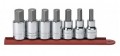 GearWrench 80721 &amp;frac12;&amp;quot; Drive Hex Bit SAE Socket Set, 7-piece-