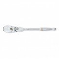 GearWrench 81012T &amp;frac14;&amp;quot; Drive 90 Tooth Flex Head Teardrop Ratchet, 7&amp;quot;-