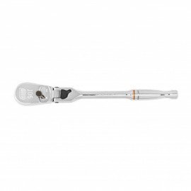GearWrench 81015T &amp;frac14;&amp;quot; Drive 90 Tooth Locking Flex Head Teardrop Ratchet, 7&amp;quot;-