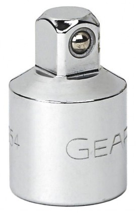 Gearwrench 81127 Socket Drive Adapter For 0.25&quot; Drive Sockets, 0.25&quot; F x 0.4&quot; M, alloy steel-