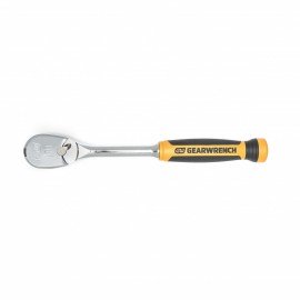 GearWrench 81303T &amp;frac12;&amp;quot; Drive 90 Tooth Dual Material Teardrop Ratchet, 11&amp;quot;-