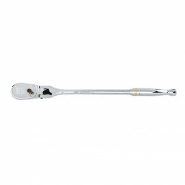 GearWrench 81362T &amp;frac12;&amp;quot; Drive 90 Tooth Locking Flex Head Teardrop Ratchet, 17&amp;quot;-