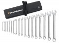 GearWrench 81917 12-Point Long Pattern Combination SAE Wrench Set, 18-piece-