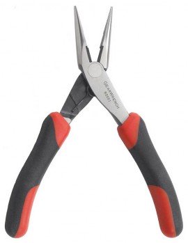 GearWrench 82001 Mini Dual Material Long Nose Pliers, 5&amp;quot; -