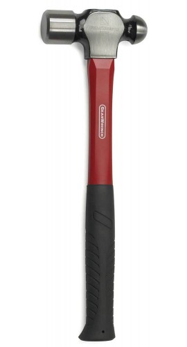 GearWrench 82253 Ball Peen Hammer with Fiberglass Handle, 32 oz-