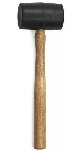 GearWrench 82259 Rubber Mallet with Hickory Handle, 16 oz-