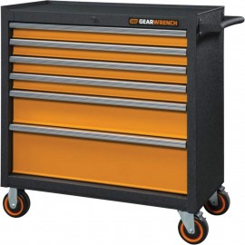 GearWrench 83243 GSX Series Rolling Tool Cabinet, 6 Drawers, 36"-