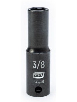 GearWrench 84323N &amp;frac38;&amp;quot; Drive 6-Point Deep Impact SAE Socket, &amp;frac38;&amp;quot;-
