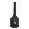 GearWrench 84390 &amp;frac38;&amp;quot; Drive Hex Bit Impact Metric Socket, 5 mm-