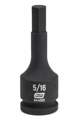 GearWrench 84400D &amp;frac38;&amp;quot; Drive Hex Bit Impact SAE Socket, <sup>5</sup>&amp;frasl;<sub>16</sub>&amp;quot;-
