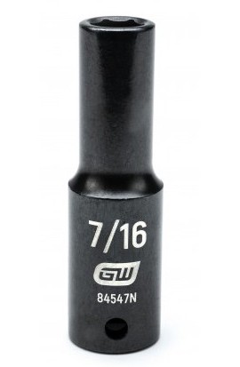 GearWrench 84547N &amp;frac12;&amp;quot; Drive 6-Point Deep Impact SAE Socket, &lt;sup&gt;7&lt;/sup&gt;&amp;frasl;&lt;sub&gt;16&lt;/sub&gt;&amp;quot;-