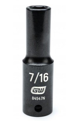 GearWrench 84547N &amp;frac12;&amp;quot; Drive 6-Point Deep Impact SAE Socket, <sup>7</sup>&amp;frasl;<sub>16</sub>&amp;quot;-