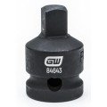 GearWrench 84643 &amp;frac12;&amp;quot; Drive &amp;frac12;&amp;quot; F x &amp;frac38;&amp;quot; M Impact Adapter, alloy steel-