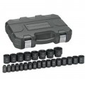 GearWrench 84933N Impact Socket Set, 1/2" drive, 8 to 36 mm-