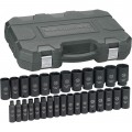 GearWrench 84935N Deep Impact Socket Set, ½" Drive, 8 to 36 mm-