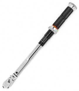 GearWrench 85188 Drive 120XP Flex Head Micrometer Torque Wrench, &amp;frac38;&amp;quot;, 5 to 75&#039;/lbs-