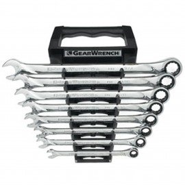 GearWrench 85198 Fractional Gear Wrench Set, 8-Piece, Extra Long-