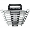 GearWrench 85198 Fractional Gear Wrench Set, 8-Piece, Extra Long-