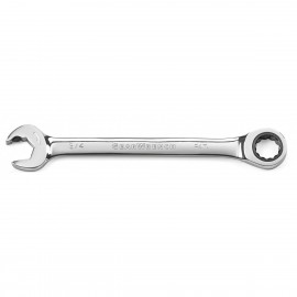 GearWrench 85517 12 Point Open End Ratcheting Combination Wrench, 17 mm fastener-