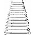 GearWrench 86426 120XP 14-Piece Universal Spline XL Ratcheting Combination Metric Wrench Set-