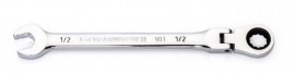 Gearwrench 86709 90-Tooth 12-Point Flex Head Ratcheting Combination Wrench, 9 mm-