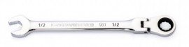 Gearwrench 86709 90-Tooth 12-Point Flex Head Ratcheting Combination Wrench, 9 mm-