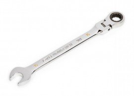Gearwrench 86715 90-Tooth 12-Point Flex Head Ratcheting Combination Wrench, 15 mm-