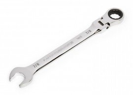 Gearwrench 86751 90-Tooth 12-Point Flex Head Ratcheting Combination Wrench, &amp;frac78;&amp;quot;-