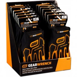 Gearwrench 86985 Heavy Impact Work Gloves, 12-pack -