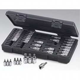 GearWrench 890040 Vortex Bit Socket Set, 39-piece, Hex/Torx/Phillips/Slotted-