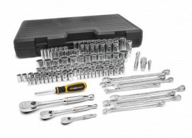 GearWrench 89058 Standard &amp; Deep SAE/Metric Mechanics Tool Set, 110-piece, 6 &amp; 12-point-