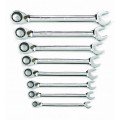 GearWrench 9533N 12-Point Reversible Ratcheting Combination SAE Wrench Set, 8-piece-