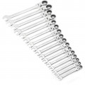 GearWrench 9902D Flex Ratcheting Wrench Set, Metric, 16-piece-