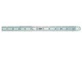 General Tools 1201ME Precision 12" Flexible Steel Ruler with fine black graduation and polished stainless steel-
