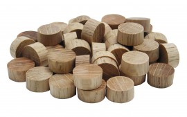 General Tools 313012 1/2" Flat Head Oak Plugs, 45-packs-