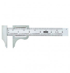 General Tools 729 Pocket Slide Caliper with 16th and 32nd graduation, stainless steel, 0 to 4&amp;quot;-
