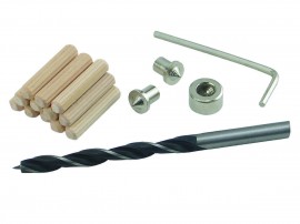 General Tools 841014 Dowel Accessory Kit, 1/4", FSC compliant-