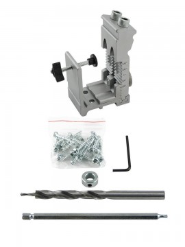 General Tools 854 Adjustable Pocket Hole Jig Kit with a 3/8" drill bit diameter-