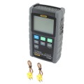 General Tools DT4208SD 12-Channel Thermocouple Thermometer with Excel-formatted data logging SD card, -148 to 3092°F-