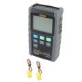 General Tools DT4208SD 12-Channel Thermocouple Thermometer with Excel-formatted data logging SD card, -148 to 3092°F-