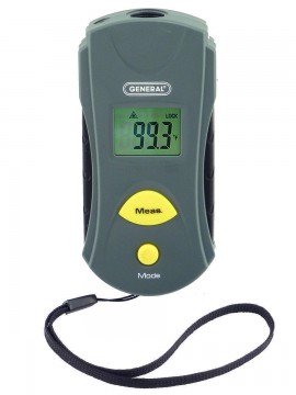 General Tools IRT102 Pocket Infrared Thermometer, 6:1, 5 to 428°F-