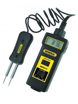 General Tools MM6012 General-Purpose Moisture Meter, 14 to 150°F-