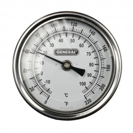 General Tools T300-36 Long-Stem Soil Thermometer with 36" probe, 0 to 220°F-