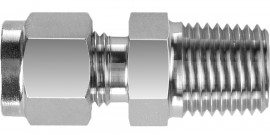 BI-Lok DCT Male NPT Connector, &amp;frac14;&amp;quot; tube OD, &amp;frac18;&amp;quot; T NPT-