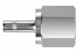 BI-Lok DHC Tube Stub to Female NPT Adapter, &amp;frac34;&amp;quot; A tube OD, &amp;frac12;&amp;quot; T NPT-
