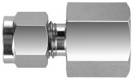 BI-Lok DSA Female NPT Connector, &amp;frac14;&amp;quot; A tube OD, brass-