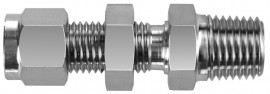 BI-Lok DSC Bulkhead Male NPT Connector, &amp;frac12;&amp;quot; A tube OD, &amp;frac12;&amp;quot; T NPT-