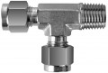 BI-Lok DTK Male NPT Run Tee, &amp;frac14;&amp;quot; A tube OD, &amp;frac14;&amp;quot; T NPT-