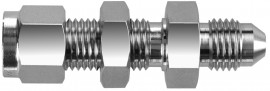 BI-Lok DUE Bulkhead AN 37° Flare Union, &amp;frac12;&amp;quot; A tube OD, &amp;frac12;&amp;quot; AN tube size-